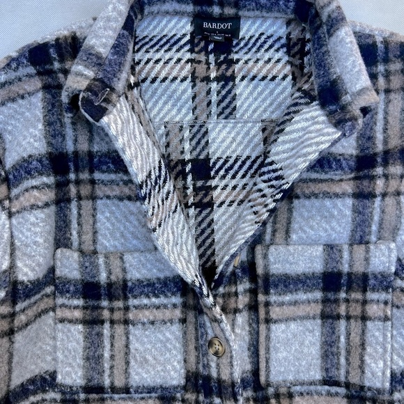 Bardot Checked Flannel Shirt - Picture 6 of 6